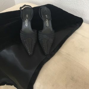 Black Evening shoes/St John